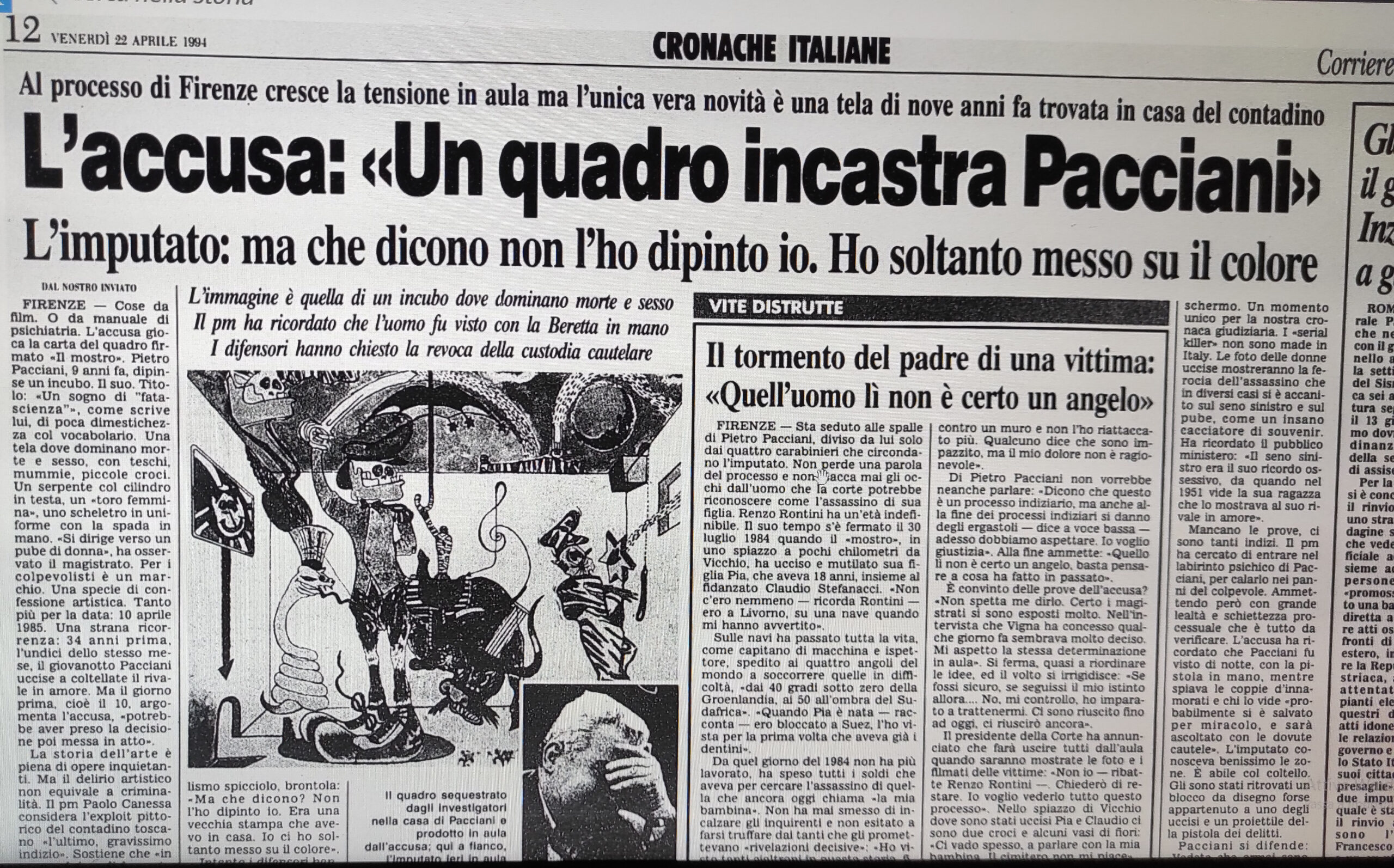 La vicenda del quadro